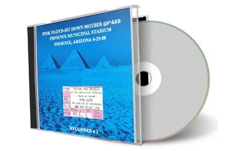 Artwork Cover of Pink Floyd 1988-04-25 CD Phoenix Audience