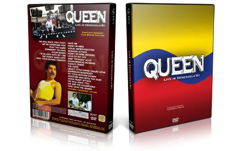 Artwork Cover of Queen 1981-09-25 DVD Caracas Proshot