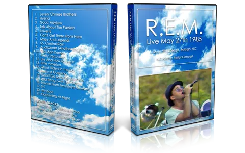 Artwork Cover of REM 1985-05-27 DVD Raleigh Proshot