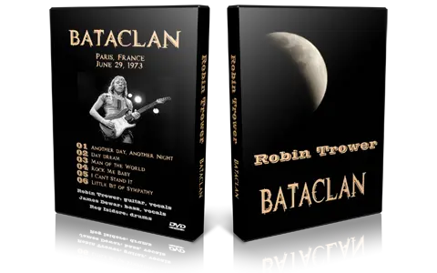 Artwork Cover of Robin Trower 1973-06-25 DVD Paris Proshot