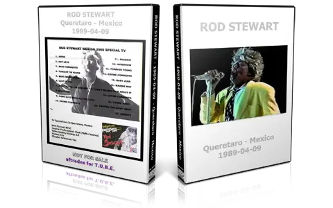 Artwork Cover of Rod Stewart 1989-04-09 DVD Mexico City Proshot