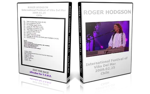 Artwork Cover of Roger Hodgson 2009-02-25 DVD Vina del Mar Proshot