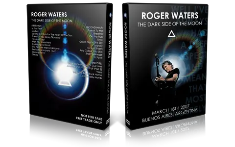 Artwork Cover of Roger Waters 2007-03-18 DVD Buenos Aires Proshot