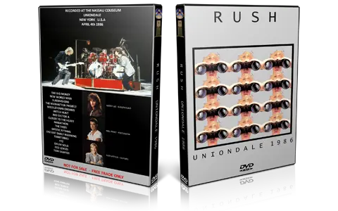 Artwork Cover of Rush 1986-04-04 DVD Uniondale Audience