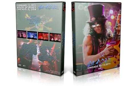 Artwork Cover of Slash 2011-02-13 DVD Chicago Audience
