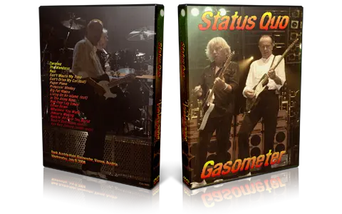 Artwork Cover of Status Quo 2008-07-09 DVD Vienna Audience