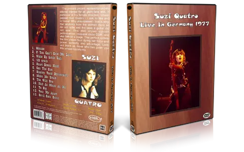 Artwork Cover of Suzi Quatro Compilation DVD Germany 1977 Proshot