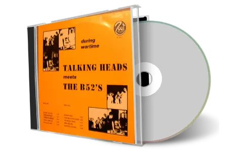 Artwork Cover of Talking Heads Compilation CD During Wartime 1979 Soundboard