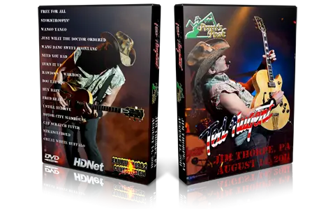 Artwork Cover of Ted Nugent 2011-08-14 DVD Jim Thorpe Proshot