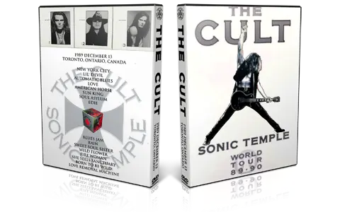 Artwork Cover of The Cult 1989-12-13 DVD Toronto Audience