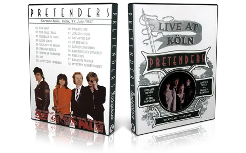 Artwork Cover of The Pretenders 1981-07-17 DVD Cologne Proshot