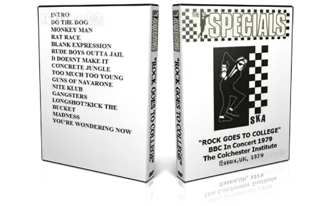 Artwork Cover of The Specials Compilation DVD Rock Goes to College 1980 Proshot