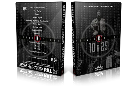 Artwork Cover of Tuxedomoon 1984-01-05 DVD Madrid Proshot