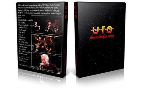 Artwork Cover of UFO 2009-06-24 DVD London Audience
