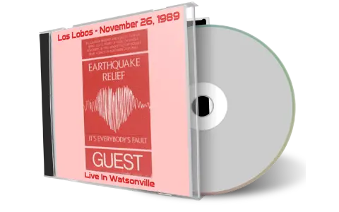 Artwork Cover of Los Lobos 1989-11-26 CD Watsonville Soundboard