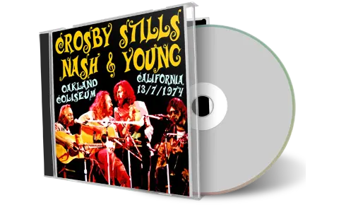 Artwork Cover of CSNY 1974-07-13 CD Oakland Audience