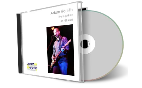 Artwork Cover of Adam Franklin 2008-02-16 CD Sydney Audience