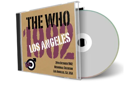 Artwork Cover of The Who 1982-10-29 CD Los Angeles Audience