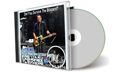 Artwork Cover of Bruce Springsteen 2016-01-27 CD New York Soundboard