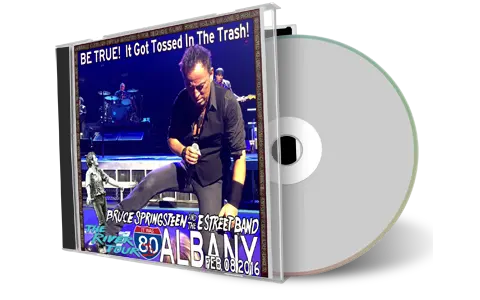 Artwork Cover of Bruce Springsteen 2016-02-08 CD Albany Soundboard
