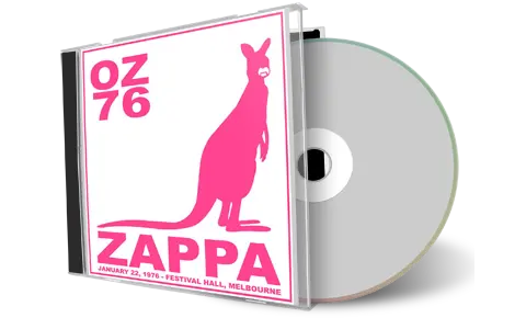 Artwork Cover of Frank Zappa 1976-01-22 CD Melbourne Audience