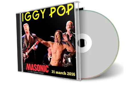Artwork Cover of Iggy Pop 2016-03-31 CD San Francisco Audience
