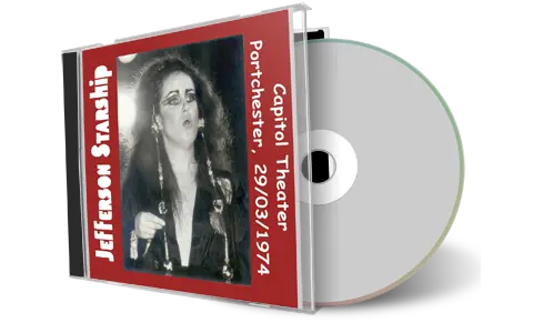 Artwork Cover of Jefferson Starship 1974-03-29 CD Port Chester Audience