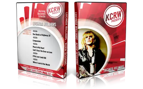 Artwork Cover of Lucinda Williams 2016-03-15 DVD Morning Becomes Eclectic Proshot