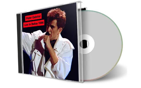 Artwork Cover of Peter Gabriel 1986-12-08 CD Dallas Audience