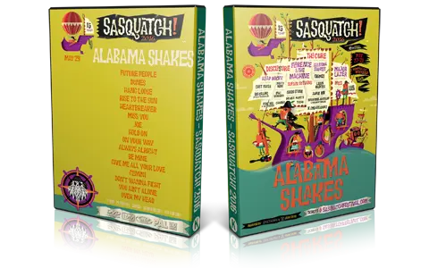 Artwork Cover of Alabama Shakes 2016-05-29 DVD Sasquatch Music Festival Proshot