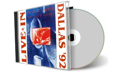 Artwork Cover of Dire Straits 1992-02-14 CD Dallas Audience