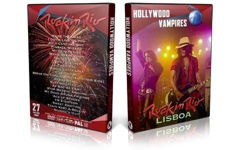 Artwork Cover of Hollywood Vampires 2016-05-27 DVD Rock in Rio Portugal  Proshot
