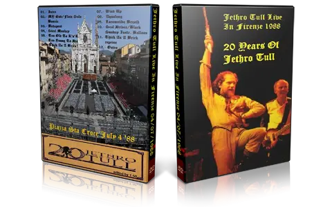Artwork Cover of Jethro Tull Compilation DVD Florence 1988 Proshot