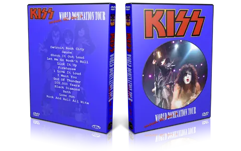 Artwork Cover of KISS 2003-11-06 DVD Omaha Audience