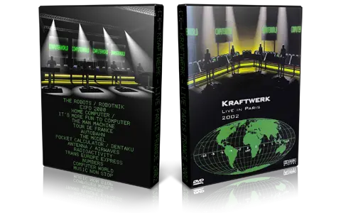Artwork Cover of Kraftwerk 2002-09-26 DVD Paris Audience