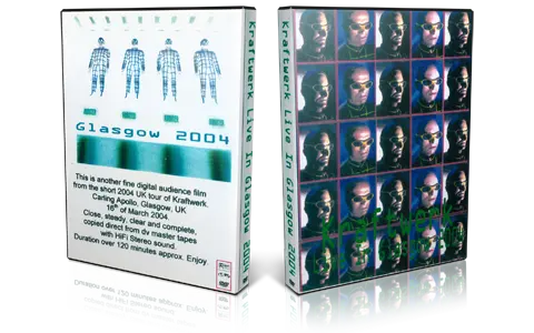 Artwork Cover of Kraftwerk 2004-03-16 DVD Glasgow Audience