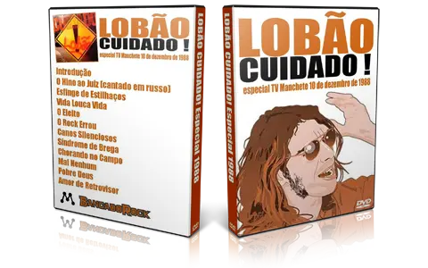 Artwork Cover of Lobao 1988-12-10 DVD Manchete Proshot