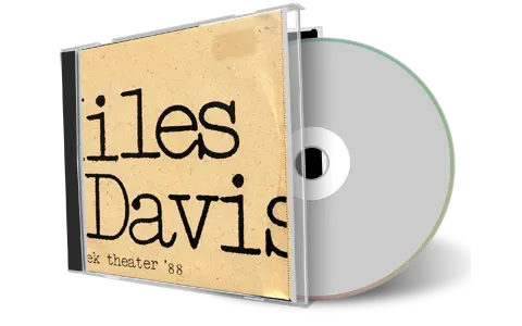 Artwork Cover of Miles Davis 1988-08-13 CD Berkeley Audience