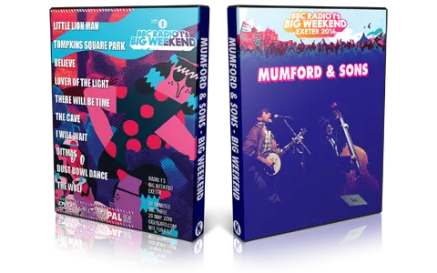 Artwork Cover of Mumford and Sons 2016-05-28 DVD Radio 1s Big Weekend Proshot