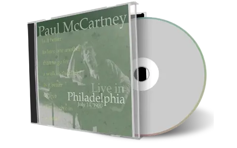 Artwork Cover of Paul McCartney 1990-07-14 CD Philadelphia Audience