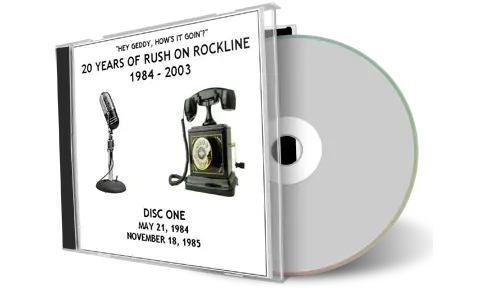 Artwork Cover of Rush 1984-05-21 CD Rockline Soundboard
