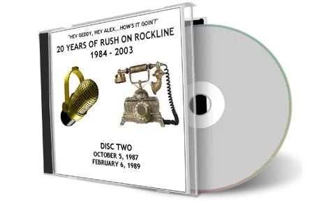 Artwork Cover of Rush 1987-10-02 CD Rockline Soundboard