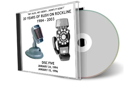 Artwork Cover of Rush 1994-01-24 CD Rockline Soundboard