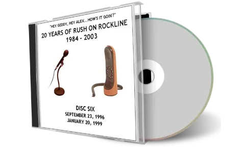 Artwork Cover of Rush 1996-09-23 CD Rockline Soundboard