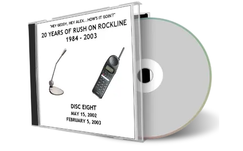 Artwork Cover of Rush 2002-05-15 CD Rockline Soundboard
