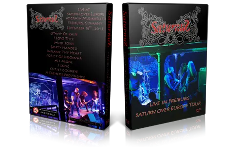 Artwork Cover of Saturnuss 2015-09-18 DVD Freiburg Audience