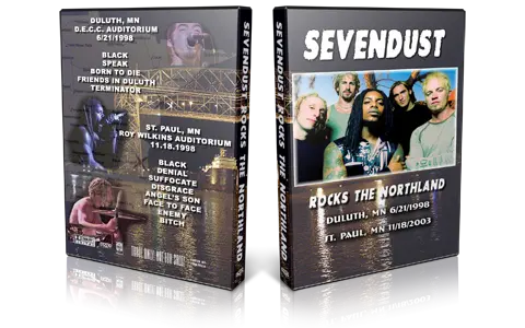 Artwork Cover of Sevendust 2003-11-18 DVD Duluth Audience