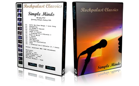 Artwork Cover of Simple Minds 1982-07-06 DVD Cologne Proshot