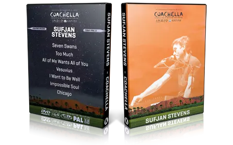 Artwork Cover of Sufjan Stevens 2016-04-15 DVD Coachella Festival Proshot