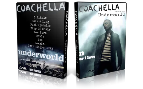 Artwork Cover of Underworld 2016-04-15 DVD Coachella Festival Proshot